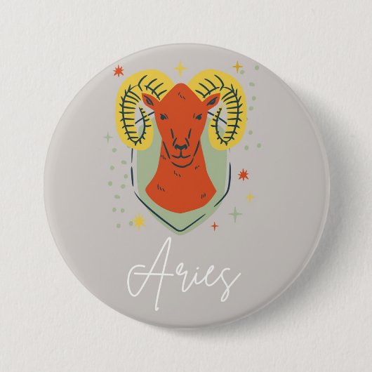 Aries button badge  (Devant)