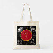 Aries Canvas tas (Achterkant)