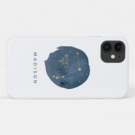 Aries Case-Mate iPhone Case (Achterkant (horizontaal))