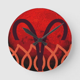 Aries Clock Ronde Klok