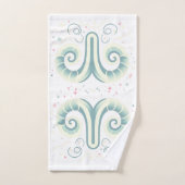 ARIES, Conception abstraite du signe zodiaque, (Serviette à main)