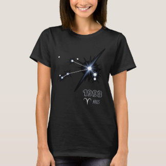 Aries Constellation 19 jan feb 1993 Birthday T-shirt