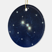 Aries Constellation | Aangepaste naam Keramisch Ornament (Links)