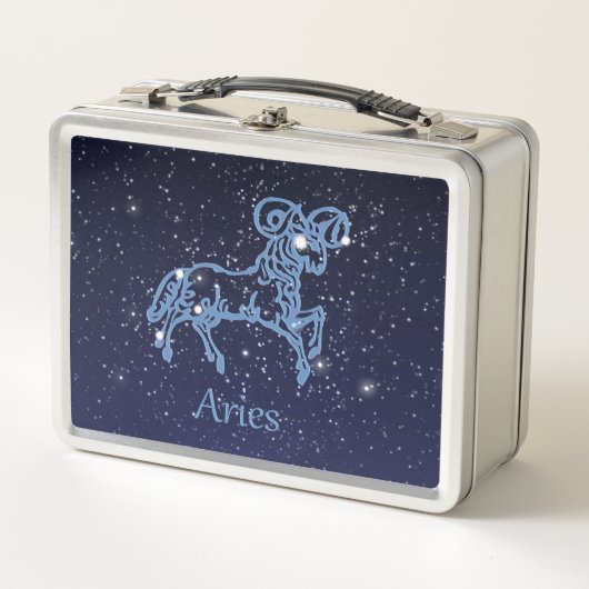 Aries Constellation and Zodiac Sign with Stars (Voorkant)