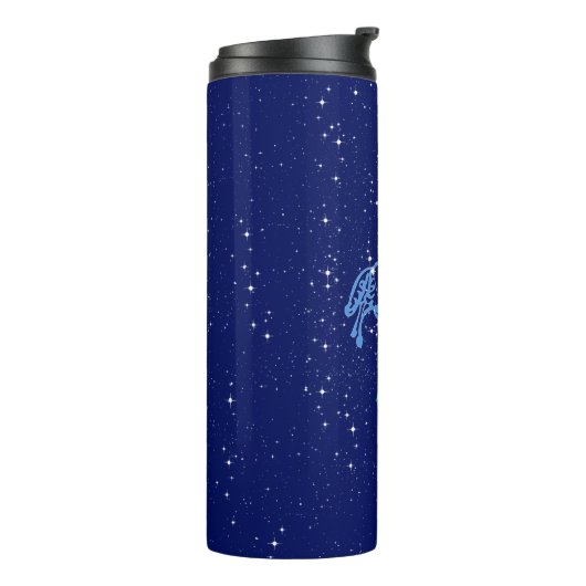 Aries Constellation and Zodiac Sign with Stars Thermosbeker (Gedraaid links)