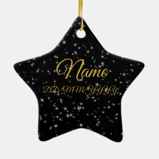 Aries Constellation Keramisch Ornament (Achterkant)