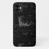 Aries Constellation Map Engraving by Hevelius Case-Mate iPhone Case (Achterkant)