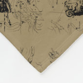 Aries Constellation Map Engraving by Hevelius Fleece Deken (Hoek)