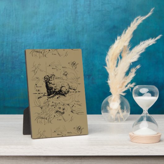 Aries Constellation Map Hevelius 1690 Fotoplaat (Zijkant)