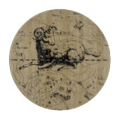  Aries Constellation Map Hevelius 1690 Snijplank (Voorkant)
