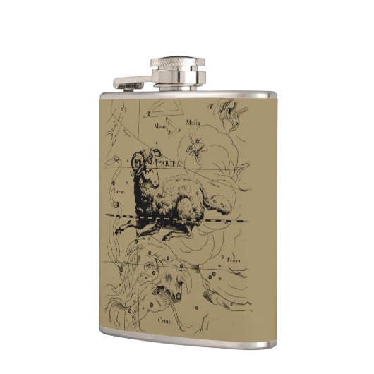 Aries Constellation Map Hevelius circa 1690 Heupfles (Links)