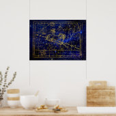 aries constellation poster (Keuken)