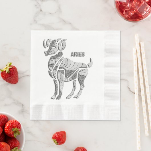 Aries de ringdierentuin servetten (Insitu)