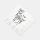 Aries de ringdierentuin servetten (Hoek)
