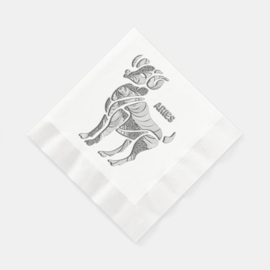 Aries de ringdierentuin servetten (Hoek)