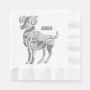 Aries de ringdierentuin servetten