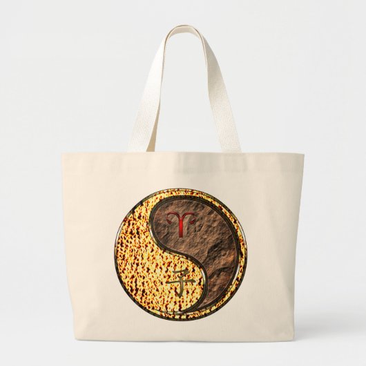 Aries & Earth Rat Grote Tote Bag (Voorkant)