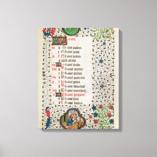 Aries en man canvas afdruk (Voorkant)