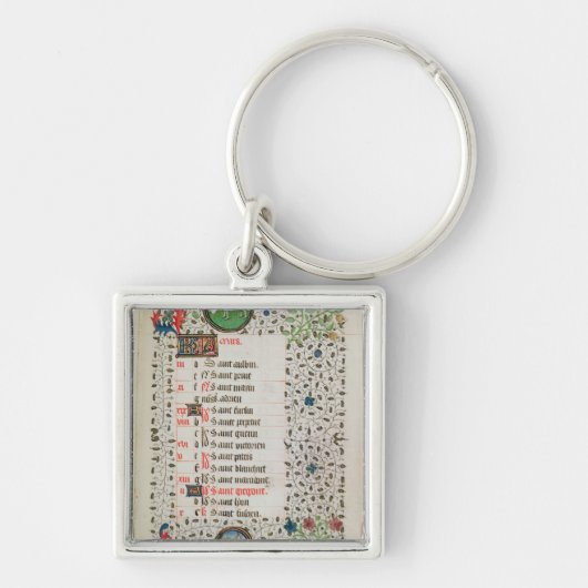 Aries en man sleutelhanger (Voorkant)