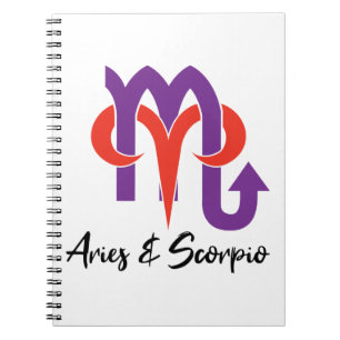 Aries en Scorpio Couples Horoscope Zodiac Notitieboek