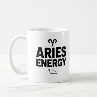 Aries Energy Mok – Zodiac Astrology Coffee Cup