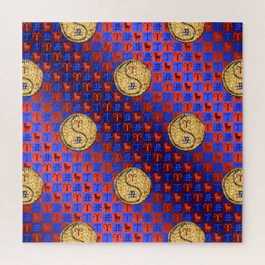 Aries & Fire Ox Legpuzzel (Verticaal)