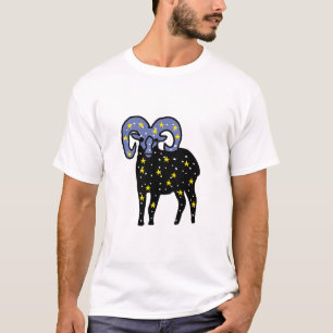 Aries Galaxy Ram T‑Shirt – Felle Aries Energie  T-shirt