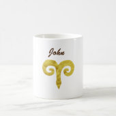 Aries Golden Astrology Koffiemok (Center)