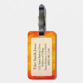 Aries Het bagagelabel van de Ram horoscoop (Achterkant verticaal)