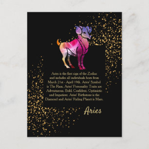 Aries het Ram Briefkaart