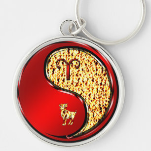 Aries het Ram Sleutelhanger