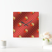 Aries het Ram Vierkante Klok (Huis)