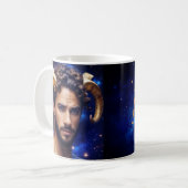 Aries Homme Astrological Coffee Mug (Devant gauche)