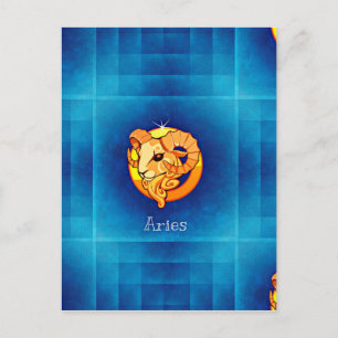 aries horoscope briefkaart