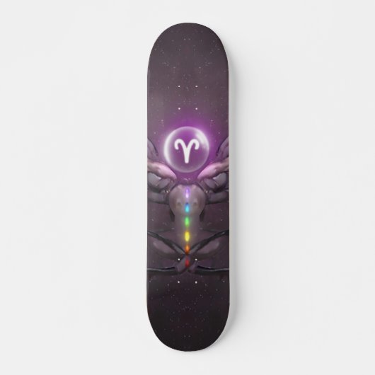 Aries Horoscope-symbool Skateboard (Voorkant)