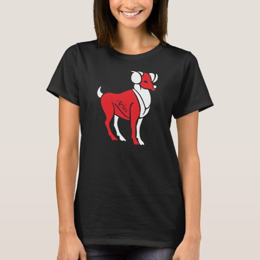 Aries Horoscope T-shirt (Voorkant)