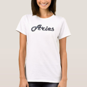Aries in diamanten t-shirt