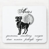 Aries is een dierentuin van Griekse stijl Muismat (Voorkant)