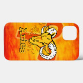 Aries Le Ram zodiac feu signe iphone 6 coque (Verso (horizontal))