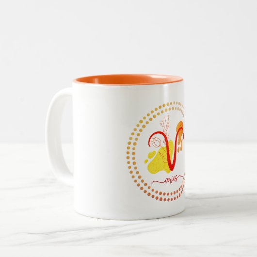 Aries Love Coffee Cup Mug (Devant gauche)