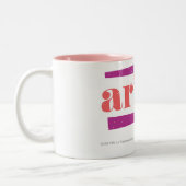 Aries Lt roze Tweekleurige Koffiemok (Links)