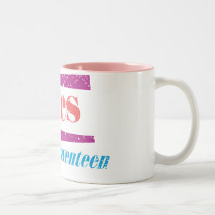 Aries Lt roze Tweekleurige Koffiemok