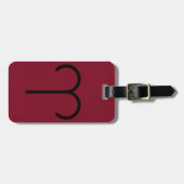 Aries Luggage Tag Bagagelabel (Voorkant horizontaal)