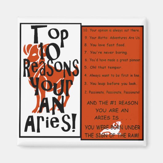 Aries Magneet (Voorkant)