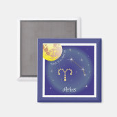 Aries March 21 à avril 20 Aimant (Recto/Verso)