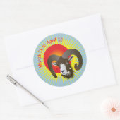 Aries March 21 à avril 20 Stickers (Enveloppe)