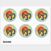 Aries March 21 à avril 20 Stickers (Feuille)