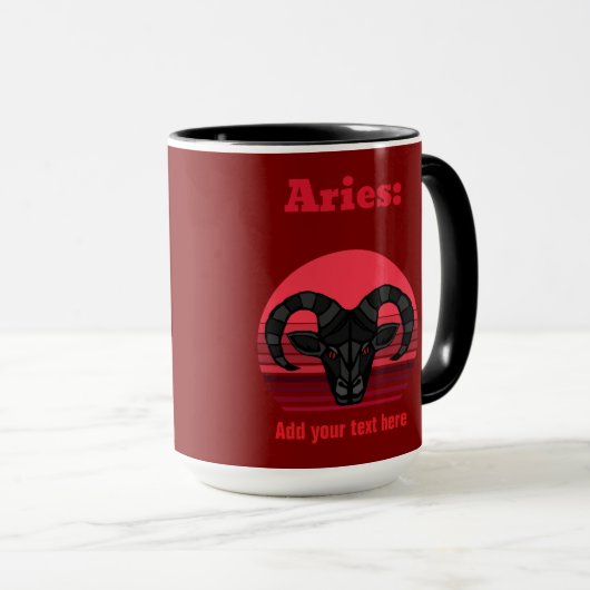 Aries Mug (Devant droit)