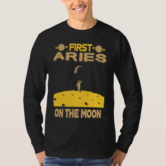 Aries On The Moon T-shirt (Voorkant)