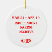 Aries Ornament (Achterkant)
